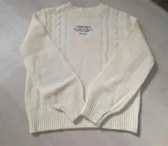 Pink Latte ケーブルニットセーター アイボリー