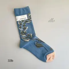 ボンメゾン　靴下　レディース　ソックス　北欧柄　ボタニカル　おしゃれ　かわいい