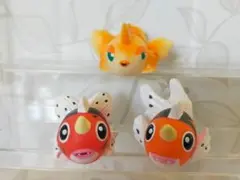 ポケモンキッズ　指人形　トサキント　アズマオウ　3体セット