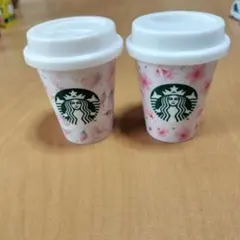 Starbucks 桜のミニチュアカップ 2個セット