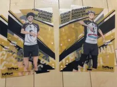 ハイキュー!! 梟谷学園 クリアカード 4枚セット