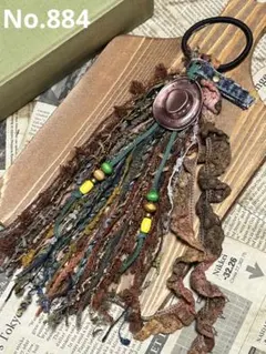 ロングタッセルヘアゴム　ウェスタン！　No.884