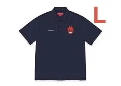 Supreme Spitfire Polo Navy Sサイズ - メルカリ