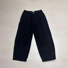 ZARA ブラック ワイドパンツ Lサイズのサムネイル