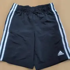 adidas 半ズボン ブラック サイドストライプ