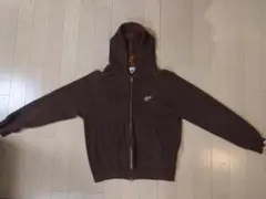 A BATHING APE サーマルジップアップパーカー ブラウン M - メルカリ