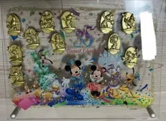 訳あり新品 ディズニーストア 25周年 ファブリックボード アートボード