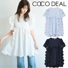 COCODEAL T/Cフリルチュニックのサムネイル