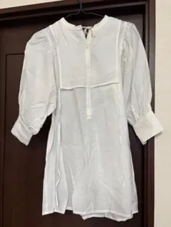 カスタネ　ホワイト　チュニック