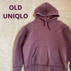 【鬼フェード】UNIQLO OLD HOODIE 90s〜00s 紺タグ　XL