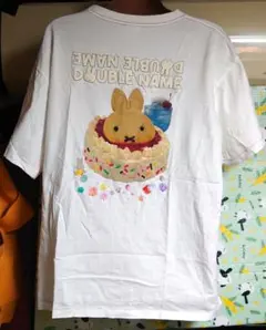 DOUBLE NAME ミッフィー70thケーキTシャツ コラボ うまそうのサムネイル