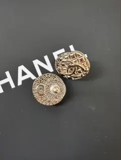 シャネル ピアス ココマーク ゴールド ヴィンテージ ラウンド