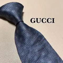 ✨美品✨ 旧タグ GUCCI ネクタイ シルク100% GG柄 ツヤ 水色 - メルカリ