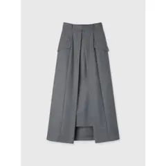 レイヤード2wayデザインスカート　アニュアンス