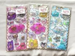 【正規品】サンリオ キラキラ ウォーターインシール 3枚セット