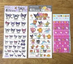 サンリオ　日焼け　4サイズステッカー　タイルシール　ギャル
