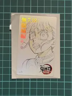 鬼滅の刃 ムビチケ風コレクションカード 栗花落カナヲ