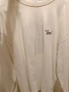 KEBOZ ケボズ ロングTシャツ ロンT ホワイト ビッグロゴ 胸ロゴ 長袖