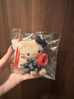 新品　me %ローリーズファーム　日焼けキティ　ぬいぐるみキーホルダー ウキワ