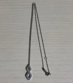 【BLESS】サージカルステンレス ネックレス インフィニティ ラメ加工