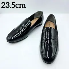 ✨未使用級✨ツモリチサトウォーク　本革　ローファー　黒　23.5cm スリッポンのサムネイル