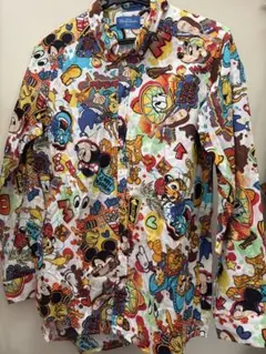 東京ディズニーリゾート 総柄シャツ Sのサムネイル