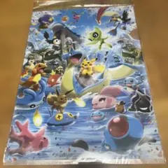 ポケモン センター大阪10周年限定クリアファイル 、ニャース招きネコ