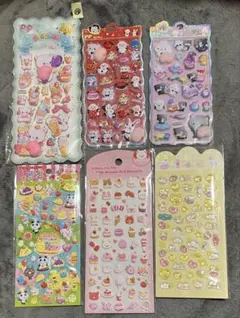 期間限定SALE 〜5/10迄　新品　国内購入ぷっくり立体シールセット 19