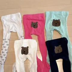 babyGAP くま　ブラナンベア　タイツ　ハート　2ー3yrs 5着