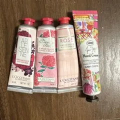 【L'Occitane】【SABON】ハンドクリーム 4本セット