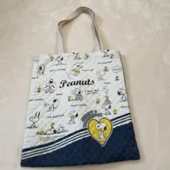 スヌーピー キルティングトートバッグ 2点セット