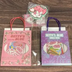 べティーズブルー ペーパーバッグ フレークシール 前髪クリップ