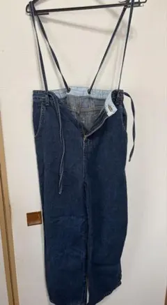 ダークブルーデニムサロペット