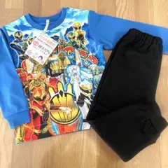 光るパジャマ ゴジュウジャー 120 長袖 長ズボン 小学生 上下セット 男の子