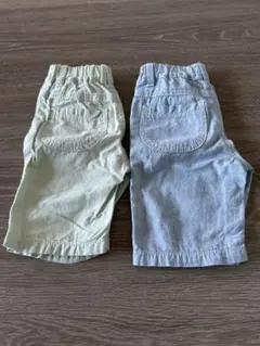 アカチャンホンポ　ハーフパンツ　サイズ90 半ズボン 2点セット