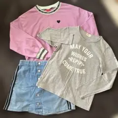 repipiarumarioトレーナーロンT Lovetoxicスカート