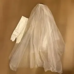 ウェディングベールとグローブセット