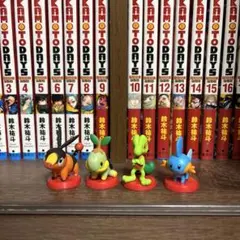 チョコエッグ ポケモン 30周年4体セット ポカブ ナエトル キモリ ミズゴロウ