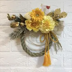 No.22 しめ縄リース　お正月飾り