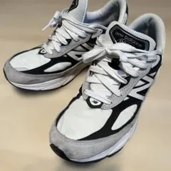 new balance 990 v6 ホワイト/グレー/ 28cm