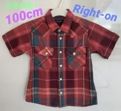 未使用品！Right-on★シャツ★ブラウス★バックナンバー★100cm
