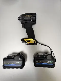 限定色ブラックゴールド HiKOKI インパクトドライバー 本体 バッテリー 