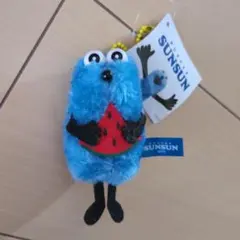 パペットスンスン　ぬいぐるみ　マスコット　スイカ　キーホルダー　匿名配送