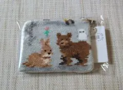 【新品】⑨FEILERフェイラー ウィンターアニマルズL字ポーチシルバー