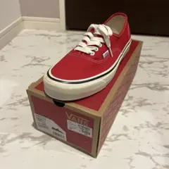 新品未使用VANS オーセンティック 44DX アナハイム レッド キャンバス