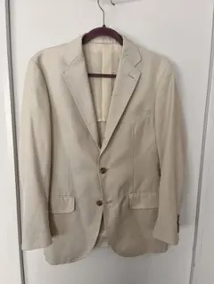 ユニクロ　ホワイト系 テーラードジャケット Sサイズ