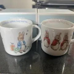 ウェッジヴッド　ピーターラビットマグカップ2個セット