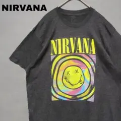 ニルヴァーナ NIRVANA Ｔシャツ スマイル ダークグレー レディース
