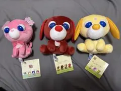 お茶犬 ぬいぐるみ チャイ アール サクラ 3点セットのサムネイル
