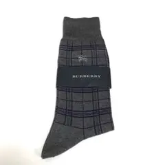 BURBERRYメンズソックス25〜27cm 綿ナイロンポリウレタン